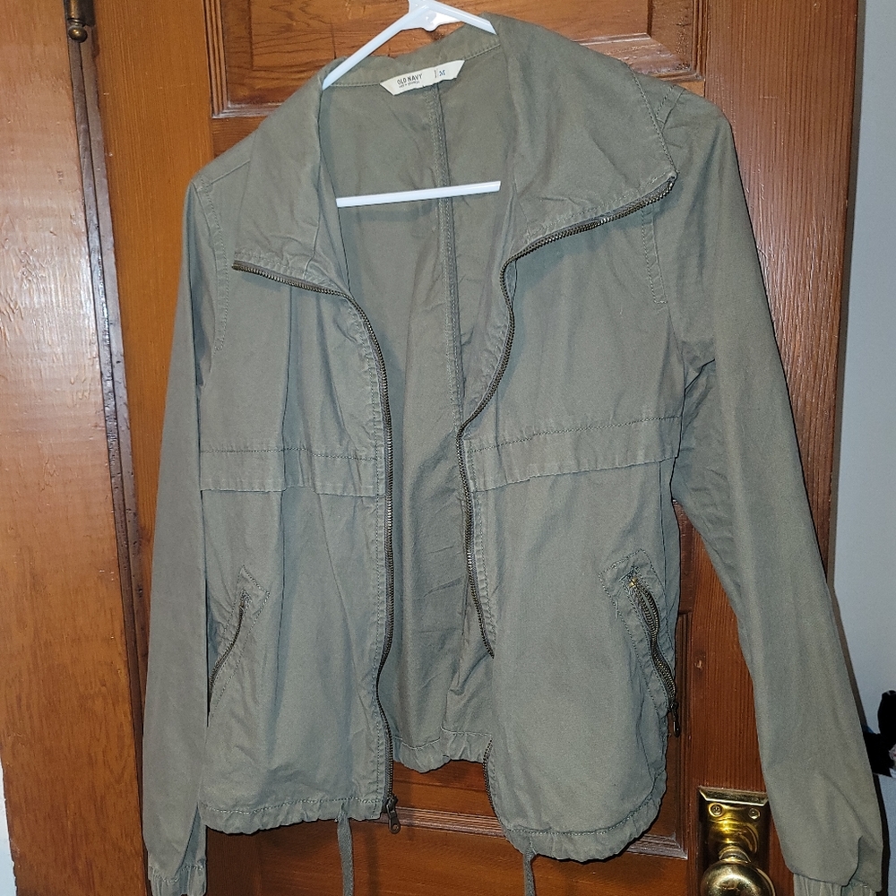 Olive untility style jacket